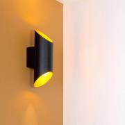 Lucide Quirijn - wandverlichting - 9,6 x 12,1 x 30 cm - zwart en messi...