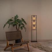 Lucide Suus - vloerlamp - 34 x 24 x 145 cm - zwart